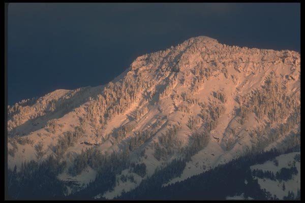 094030 Druid Peak, Yellowstone A4 Photo Print