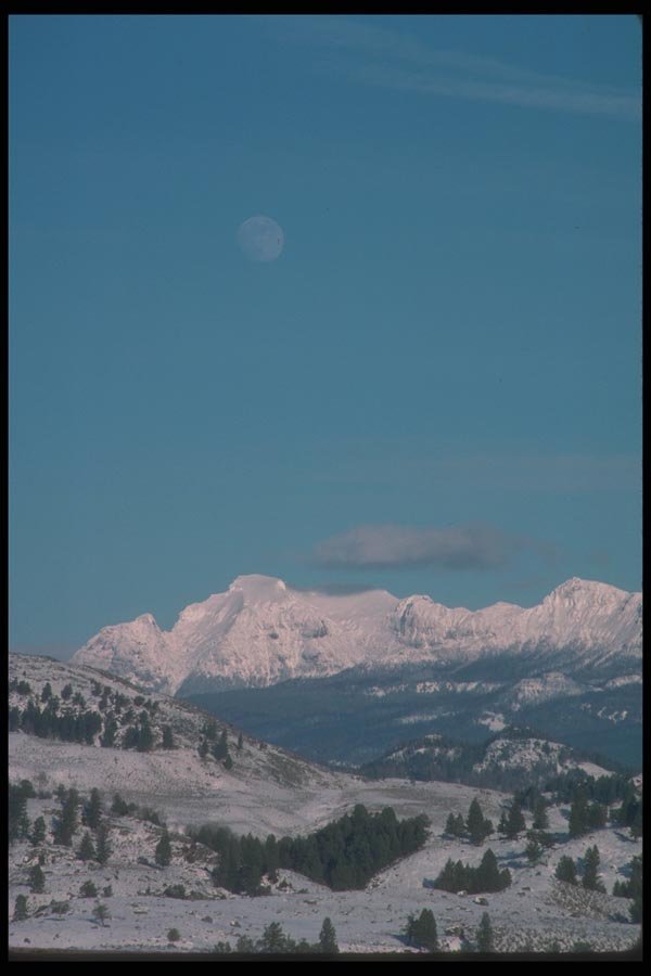 094039 Electric Peak, Yellowstone A4 Photo Print