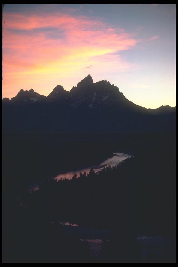094049 Snake River, Tetons A4 Photo Print