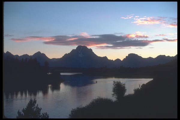 094065 Mount Moran oxbow A4 Photo Print