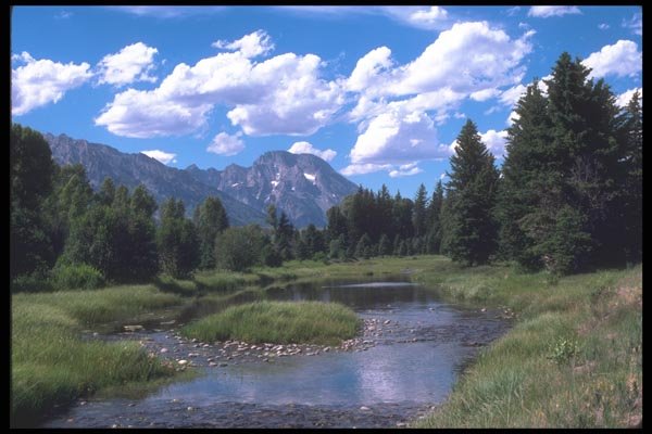 094068 Mount Moran, Tetons A4 Photo Print