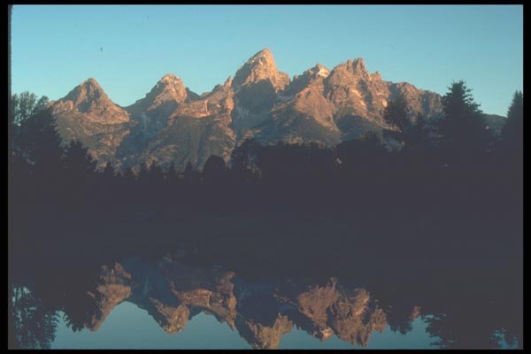 094069 Teton Reflection A4 Photo Print