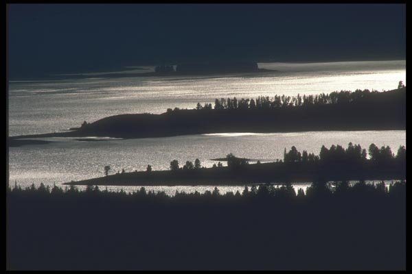 094070 Jackson Lake, Tetons A4 Photo Print