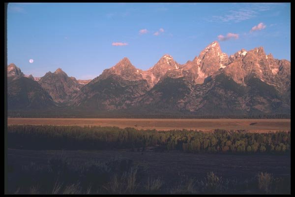094075 Baseline, Tetons A4 Photo Print