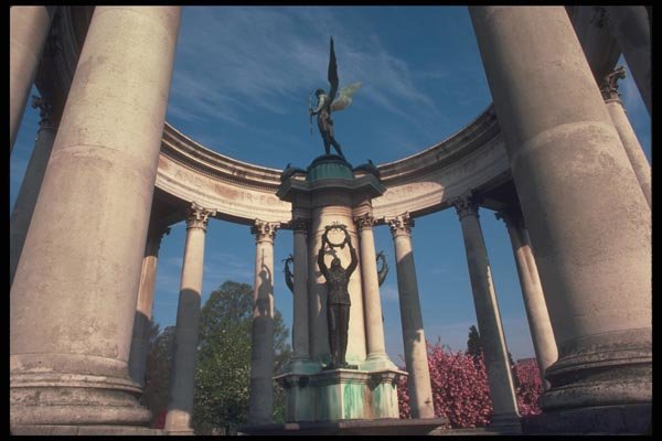 095007 Cardiff War Memorial From Alexandra Gardens A4 Photo Print
