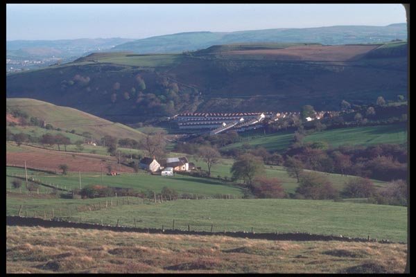 095010 Ebbw Vale Valley, North Of Cardiff A4 Photo Print