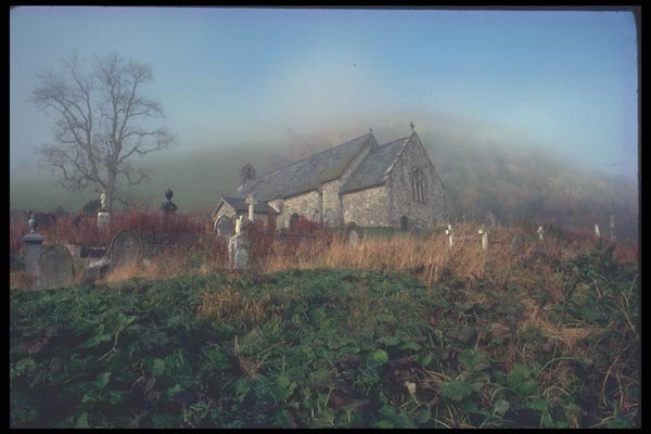 095046 Llanwrtyd Church, Near Llanwrtyd Wells A4 Photo Print