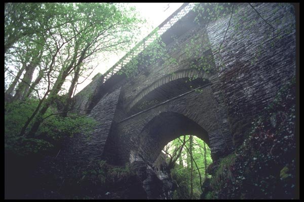 095057 Devil's Bridge, East Of Aberystwyth, Dyfed County A4 Photo Print