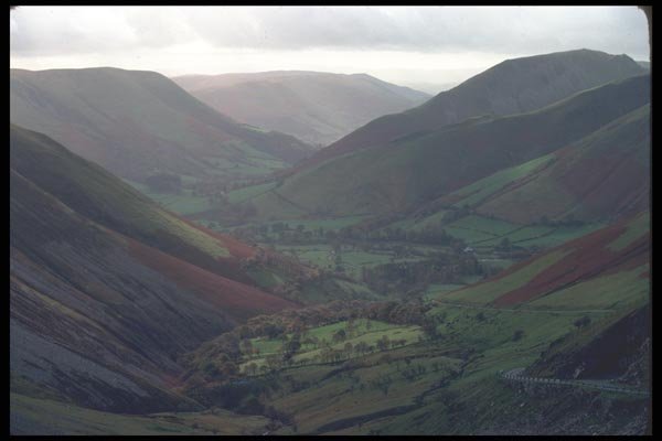 095061 Dyfi Valley, From Bwlch y Groes Pass A4 Photo Print