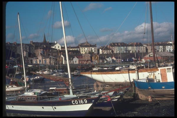 095092 Caernarfon Harbor A4 Photo Print