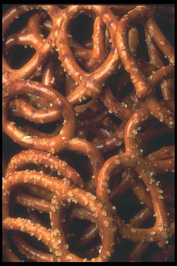096055 Pretzels A4 Photo Print