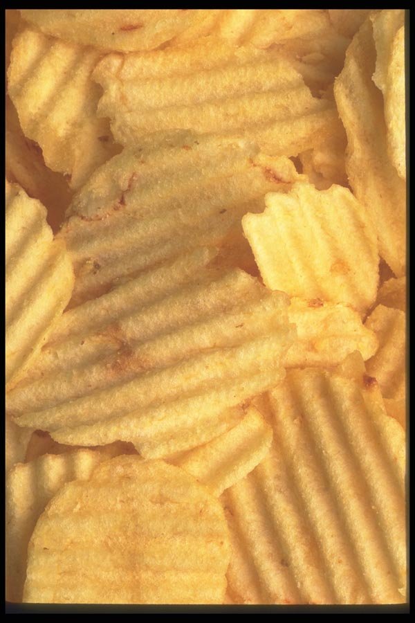 096067 Potato Chips A4 Photo Print