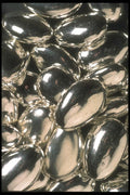 096075 Silver Almonds A4 Photo Print