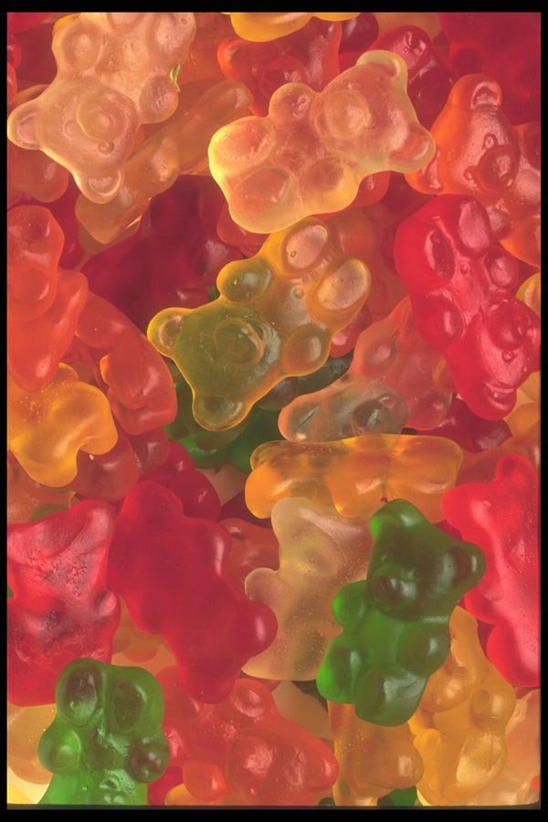 096081 Giant Gummy Bears A4 Photo Print