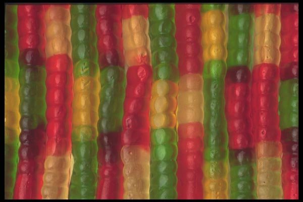 096087 Gummy Worms A4 Photo Print