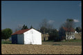 097031 Farm Buildings In Fall A4 Photo Print