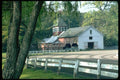 097067 Old Horse Barn And Track A4 Photo Print