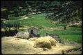 097081 Haystacks On Portuguese Farm A4 Photo Print