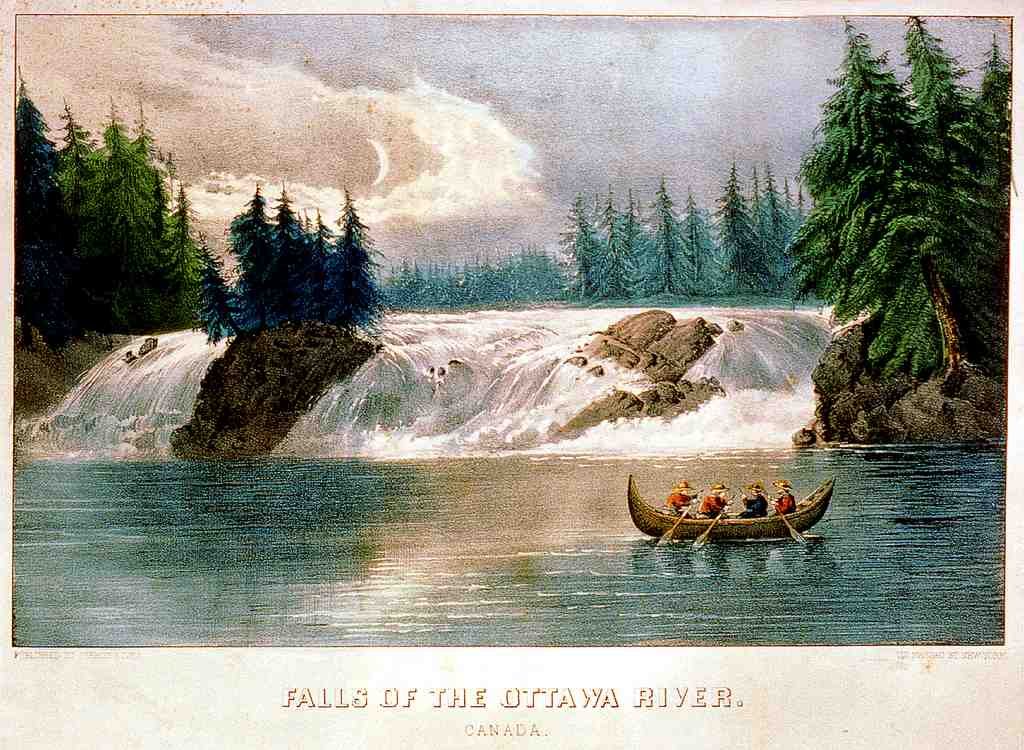 098 Ottawa River Vintage A4 Photo Print