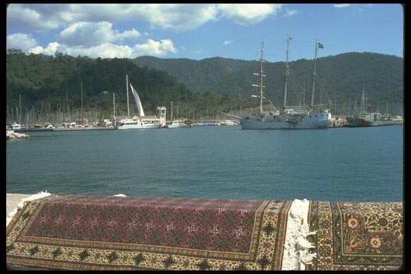 098024 Coastline Where Carpets Were Shipped, Dalyan, Turkey A4 Photo Print