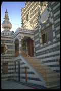 098034 Ottoman Epoch Striped Mosque, Amman, Jordan A4 Photo Print