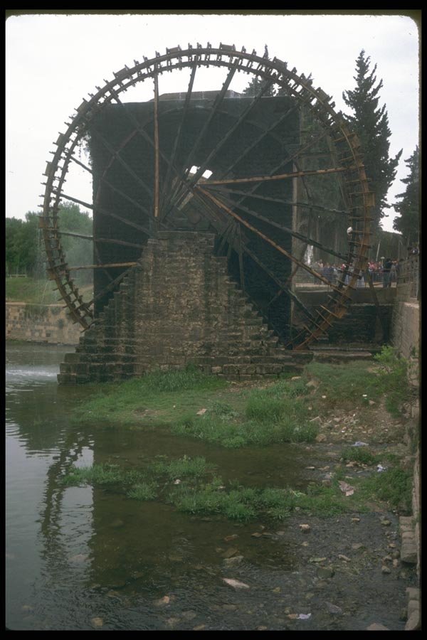 098043 Noria Water Wheel, Hama, Syria A4 Photo Print