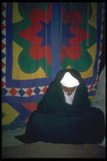 098072 Holy Man Contemplating At Mian Mir Shrine, Lahore, Pakistan A4 Photo Print