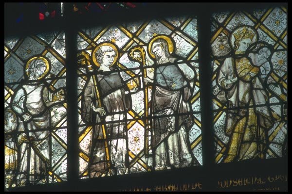 099003 Chartres Cathedral, 1260 A4 Photo Print
