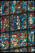 099005 Chartres Cathedral, 1260 A4 Photo Print