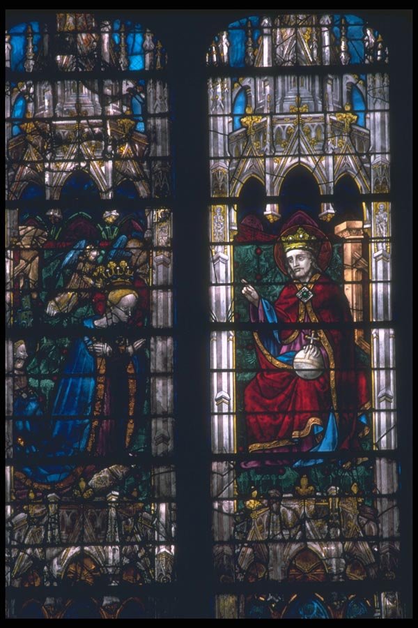 099056 Chartres Cathedral, 1260 A4 Photo Print