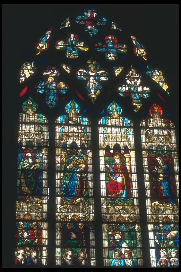 099096 Chartres Cathedral, 1260 A4 Photo Print