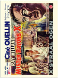09E man with x ray eyes movie poster 2 Vintage Advert A4 Photo Print