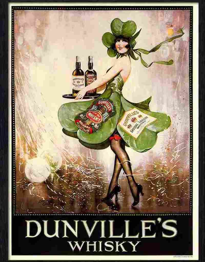 0H dunvilles whisky irish Advert A4 Photo Print