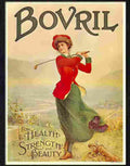 0K bovril for health strength beauty golf Advert A4 Photo Print