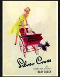0K silver cross pram Advert A4 Photo Print