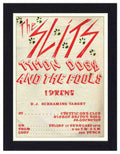 1 05 slits punk gig poster tymon dogg 2 Vintage Advert A4 Photo Print