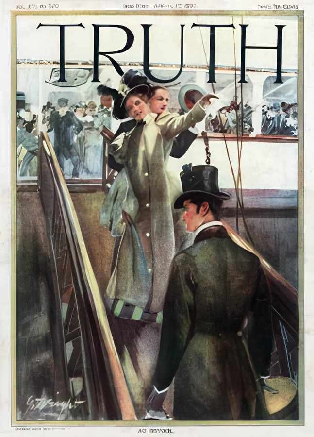 1 Au Revoir Truth Vintage Advert A4 Photo Print