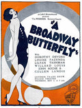1 Broadway Butterfl Vintage Advert A4 Photo Print