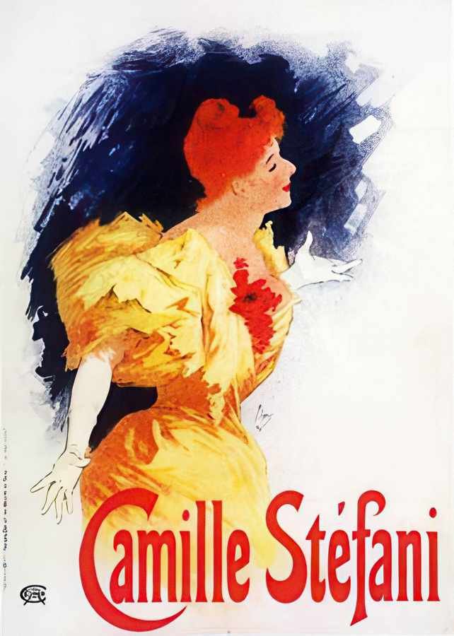 1 Cheret Camille S Vintage Advert A4 Photo Print