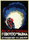 1 Circuito Di Parma Vintage Advert A4 Photo Print