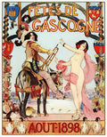 1 Fetes De Gascogne Vintage Advert A4 Photo Print