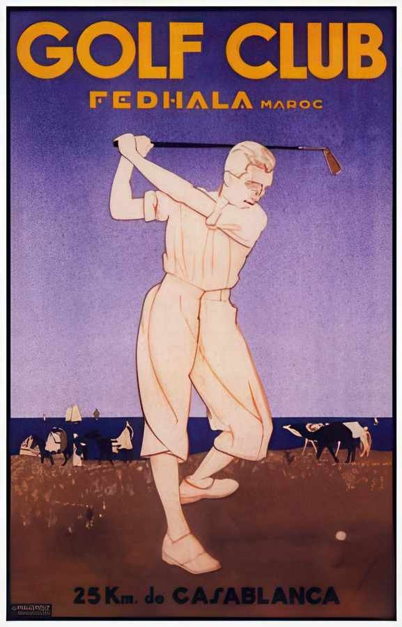 1 Golf Club Fehala Vintage Advert A4 Photo Print
