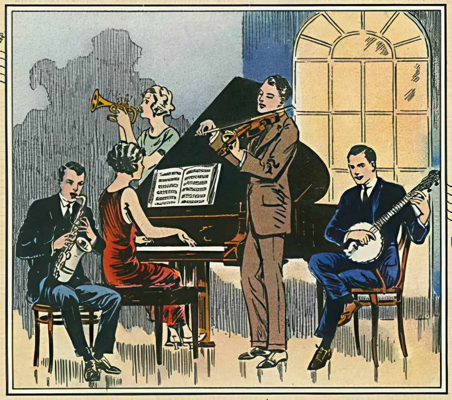 1 Jazz at Home 192 Vintage Advert A4 Photo Print