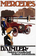 1 Mercedes 1912 Vintage Advert A4 Photo Print