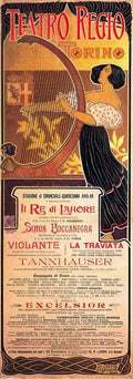 1 Teatro Regio Tori Vintage Advert A4 Photo Print
