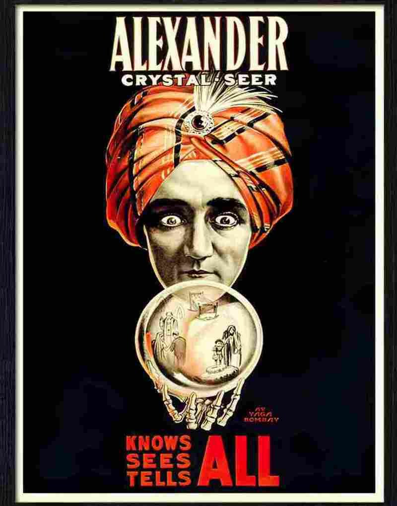 1 alexander magic poster 1920s Advert A4 Photo Print