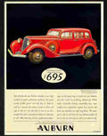 1 auburn 1930s Advert A4 Photo Print