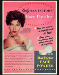 1 ava gardner max factor advert 1950s Advert A4 Photo Print