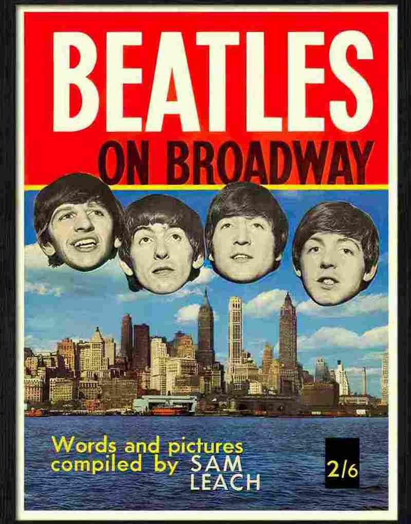 1 beatles on broadway magazine cover 1960s Advert A4 Photo Print