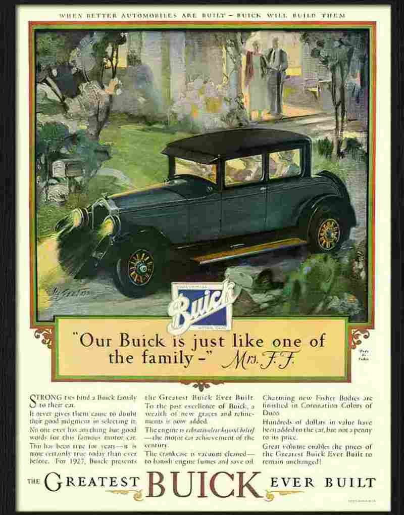 1 buick 1926 2 Advert A4 Photo Print